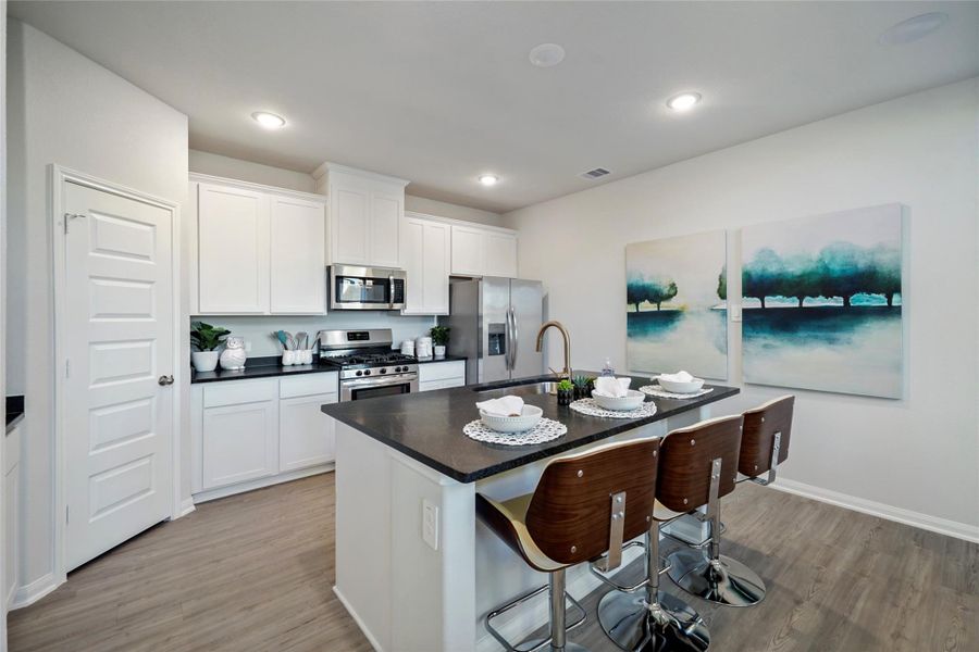 Furnished interior view inside a new home in Granger Pines, Conroe (Image 20).