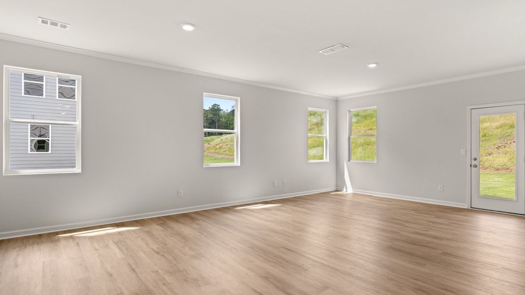 Spacious, unfurnished interior of a new home in Mableton Station, Mableton (Image 10).
