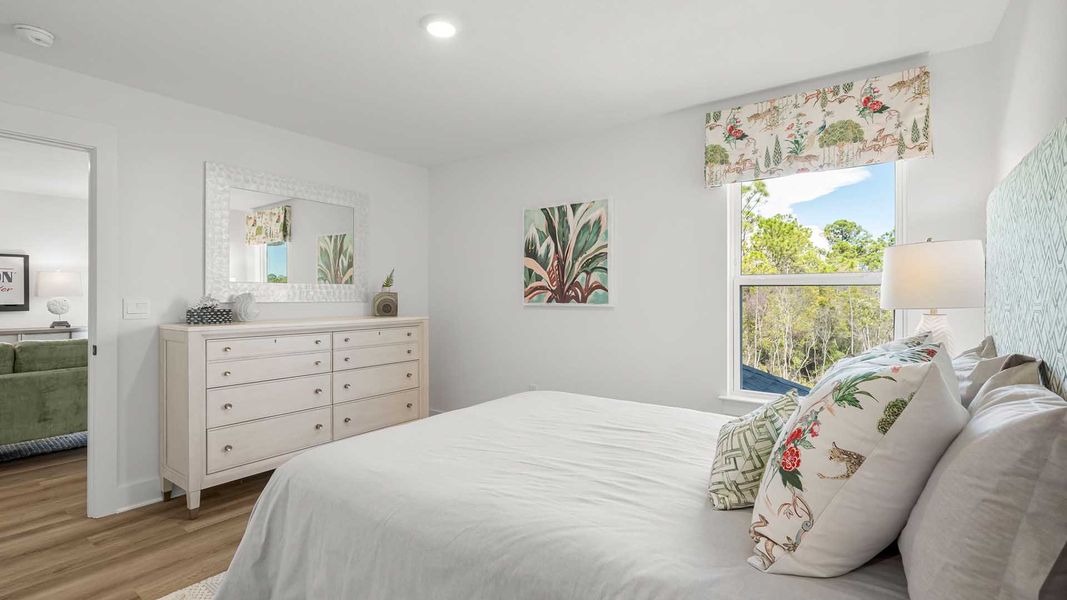 Representative furnished interior of a home built from the Alabaster by D.R. Horton in Colonial East, Panama City Beach (Image 33). Representative furnished interior of a home built from the Alabaster by D.R. Horton in Colonial East, Panama City Beach (Image 33).
