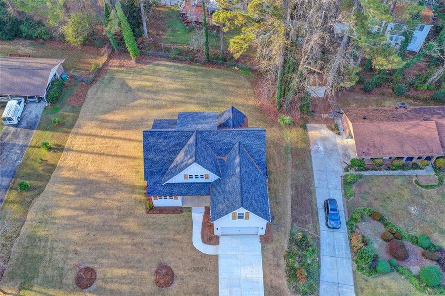 In-progress construction of a new home in , Lawrenceville, GA (Image 74).