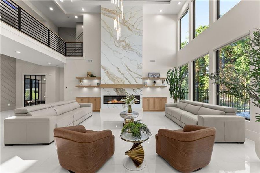 Furnished interior view inside a new home in , Lawrenceville (Image 92).