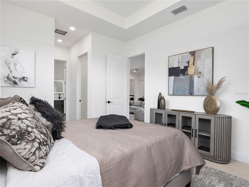 Furnished interior view inside a new home in , Cape Coral (Image 26).