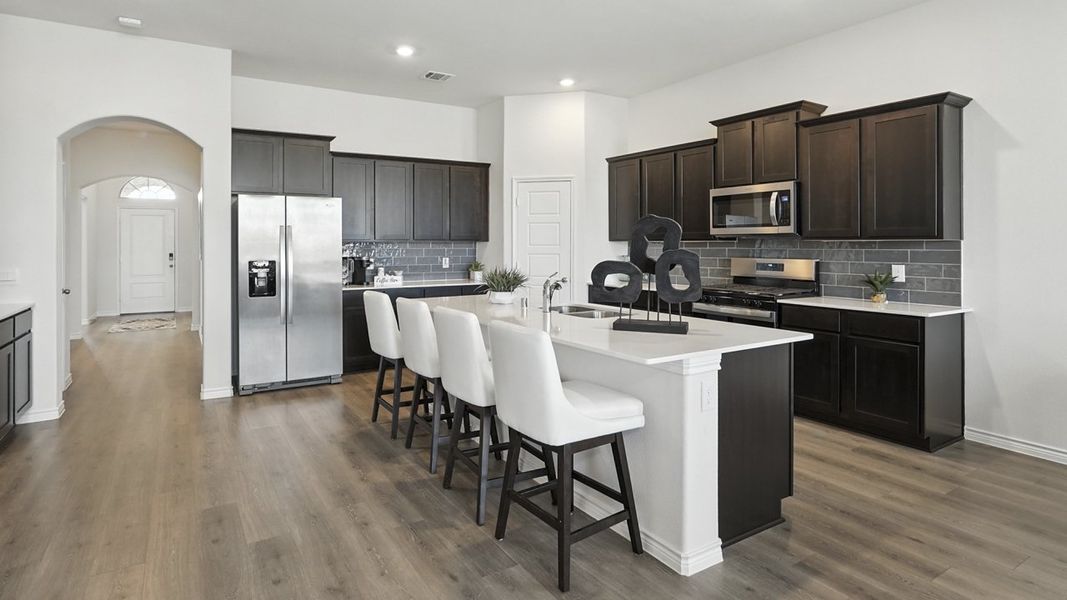 Representative furnished interior of a home built from the Avery by D.R. Horton in Madera, Royse City (Image 5). Representative furnished interior of a home built from the Avery by D.R. Horton in Madera, Royse City (Image 5).