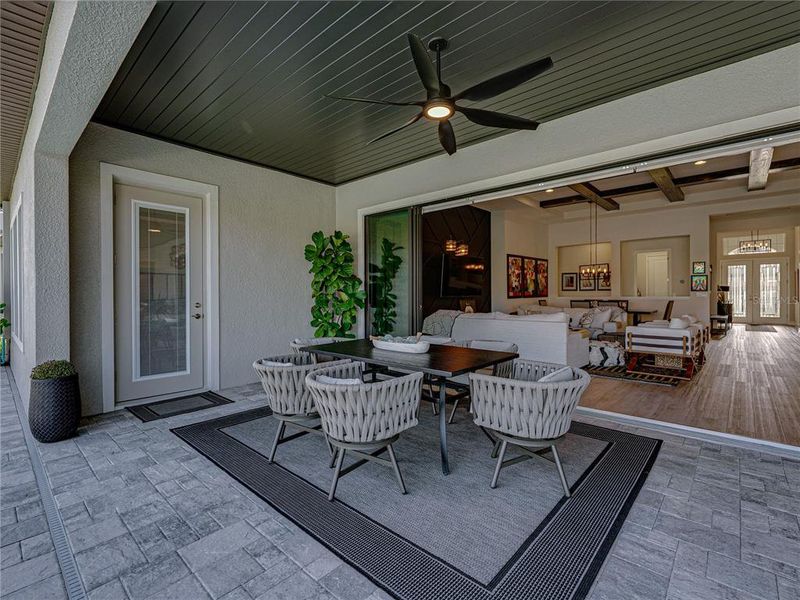 Exterior details and patio area of a home in Mirada, San Antonio (Image 32). Exterior details and patio area of a home in Mirada, San Antonio (Image 32).