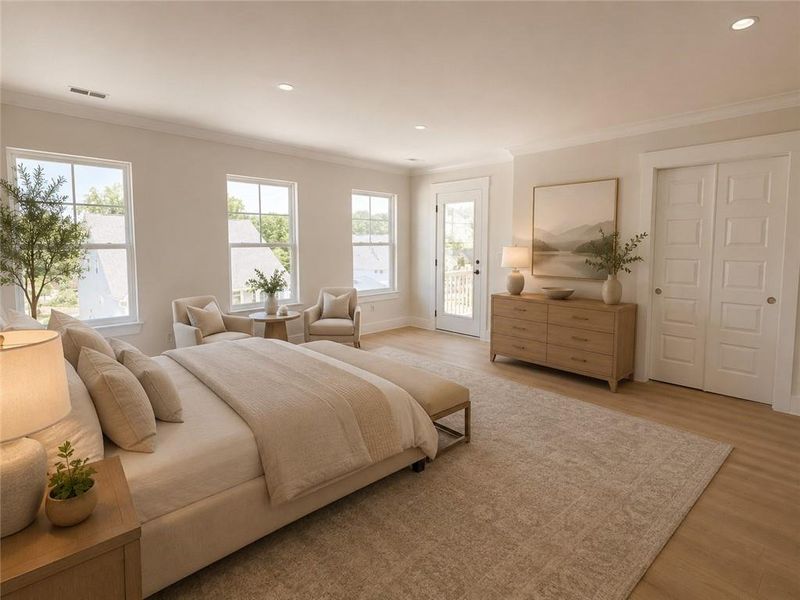 Furnished interior view inside a new home in Marble Tree, Ball Ground (Image 4).