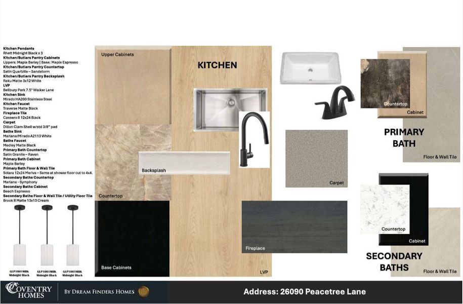 Sample of building materials used in homes in Wildtree, Montgomery (Image 6). Sample of building materials used in homes in Wildtree, Montgomery (Image 6).