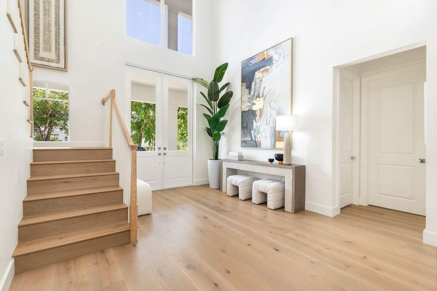 Furnished interior view inside a new home in , West Palm Beach (Image 24). Furnished interior view inside a new home in , West Palm Beach (Image 24).