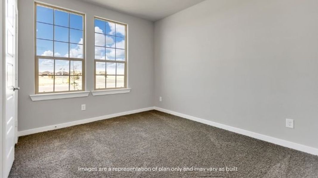 Representative unfurnished interior of a home built from the June by D.R. Horton in Homestead at Parks Bell Ranch, Odessa (Image 24).