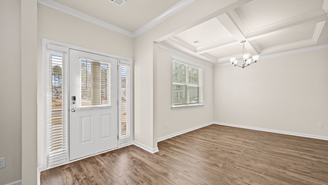 Representative unfurnished interior of a home built from the Marlene by D.R. Horton in The Gates at Pates Creek, Hampton (Image 16).