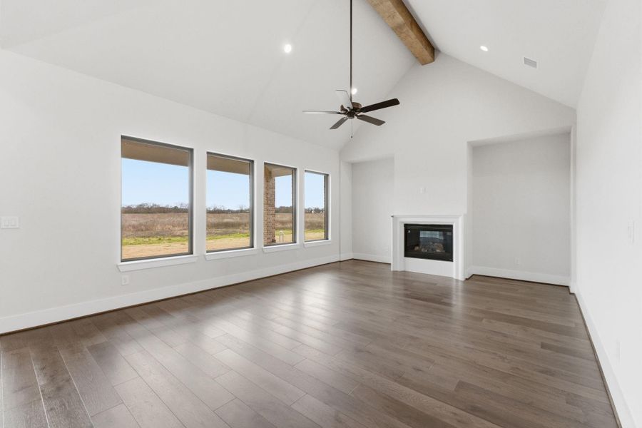 Spacious, unfurnished interior of a new home in High Meadow Estates, New Waverly (Image 22).