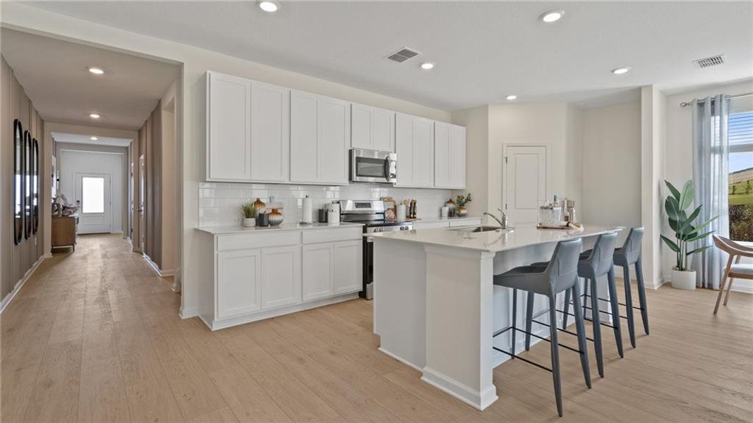 Furnished interior view inside a new home in Crosswinds, Haines City (Image 5).
