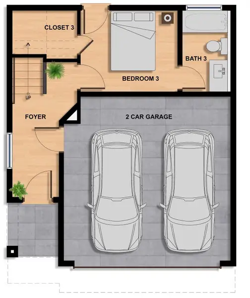 2D floor plan layout of this home in Hammerly Blvd, Houston, TX (Image 4).