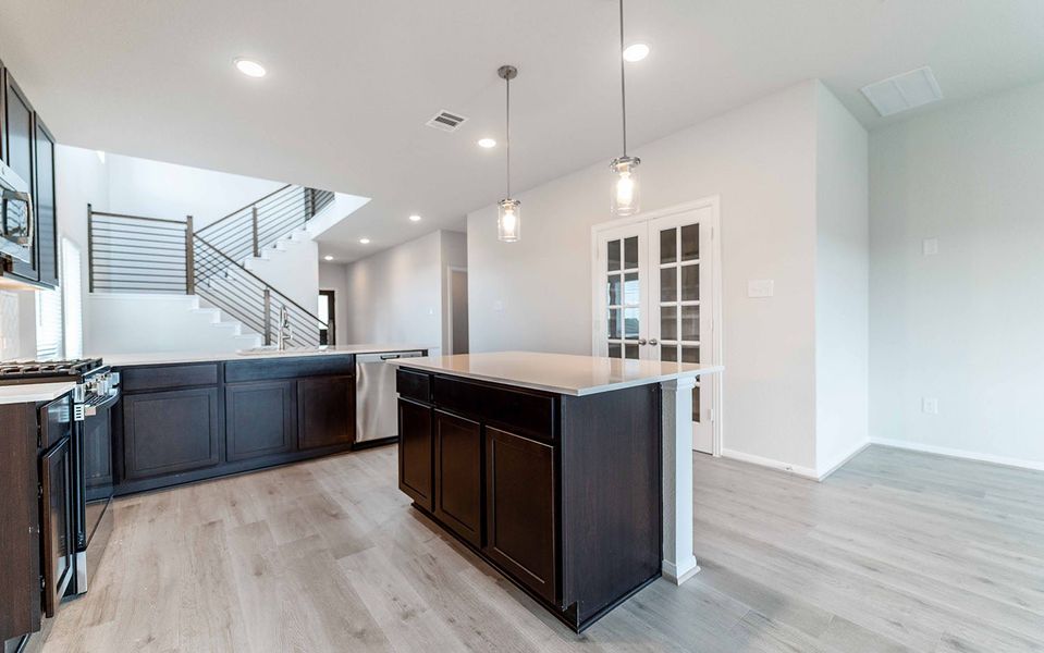 Furnished interior view inside a new home in Paramount, Kyle (Image 6).