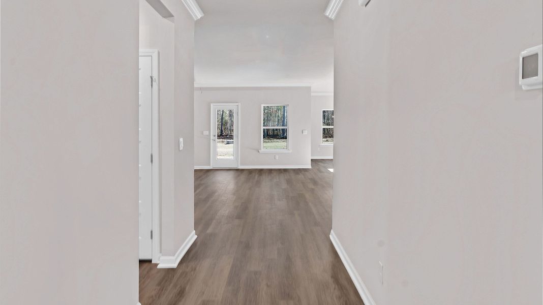 Representative unfurnished interior of a home built from the Plan by D.R. Horton in Hedge Rose, Somerville (Image 12).