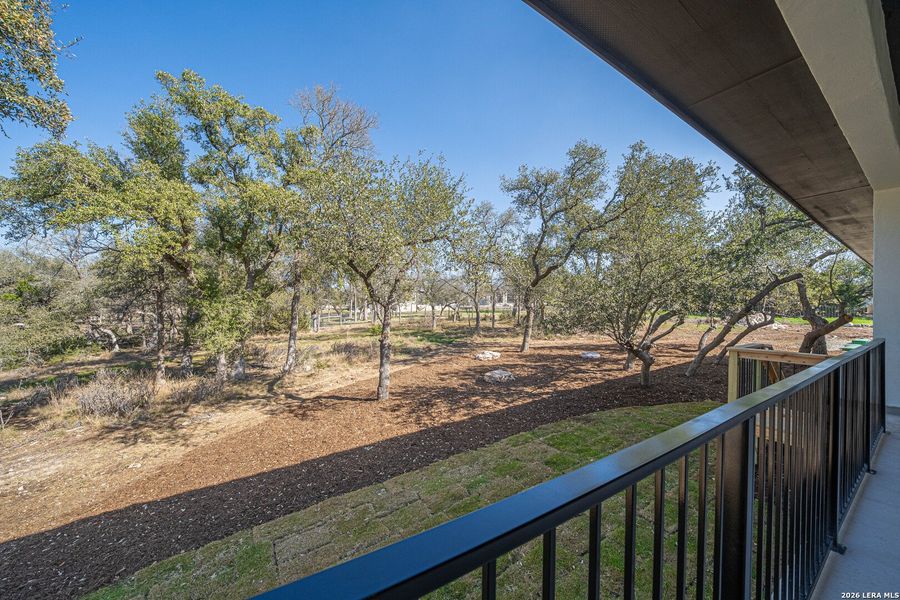 Exterior details and patio area of a home in , New Braunfels (Image 28).