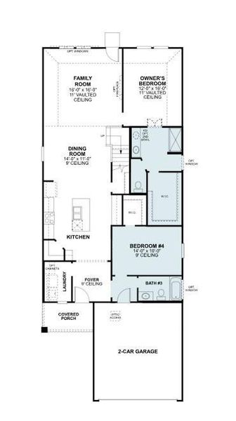 2D floor plan layout of this home in Lane Ranch, Sanger, TX (Image 2). 2D floor plan layout of this home in Lane Ranch, Sanger, TX (Image 2).