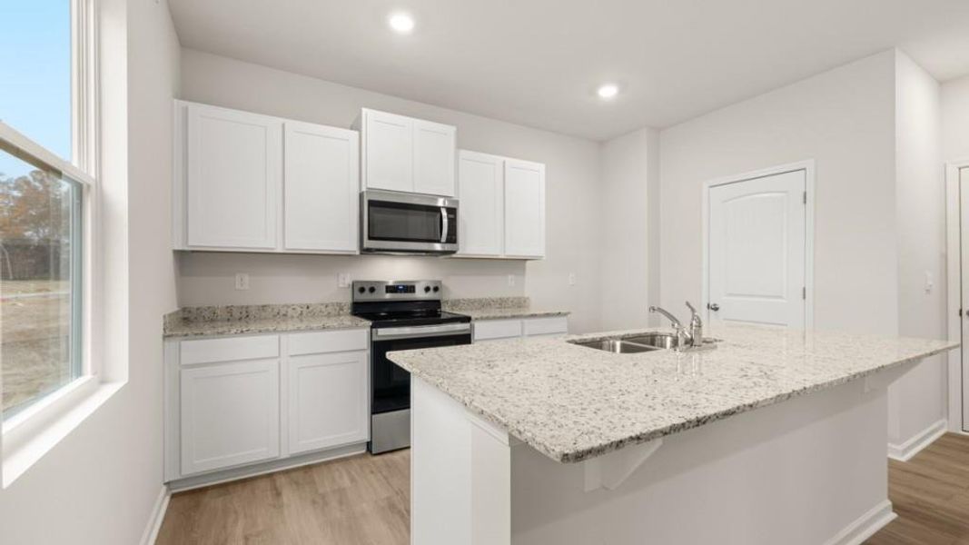 Furnished interior view inside a new home in Pointe Park, Union City (Image 6).