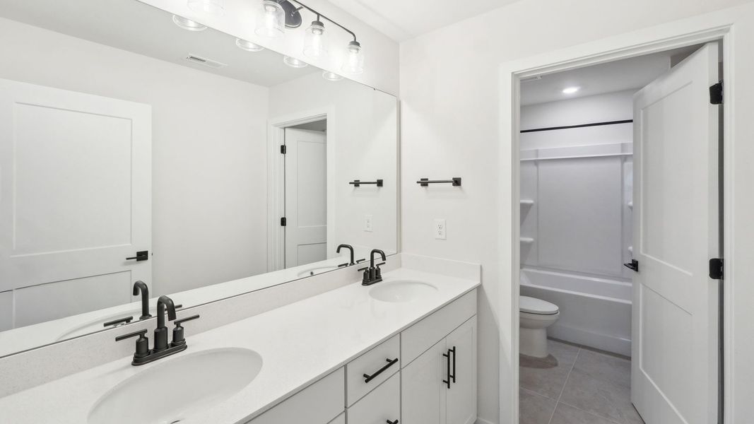 Furnished interior view inside a new home in Westport, York (Image 13).