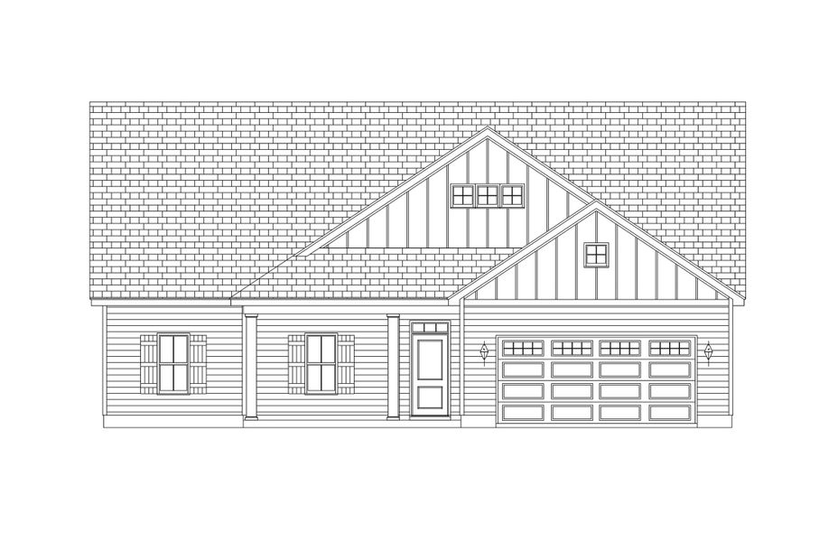 Exterior rendering of this home design in The Villas at Langston Farms, Winterville, NC (Image 1). Exterior rendering of this home design in The Villas at Langston Farms, Winterville, NC (Image 1).