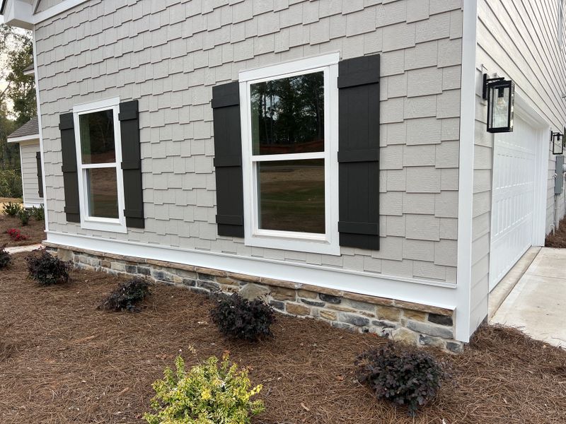 Exterior details and patio area of a home in Hunters Ridge, Thomaston (Image 10). Exterior details and patio area of a home in Hunters Ridge, Thomaston (Image 10).