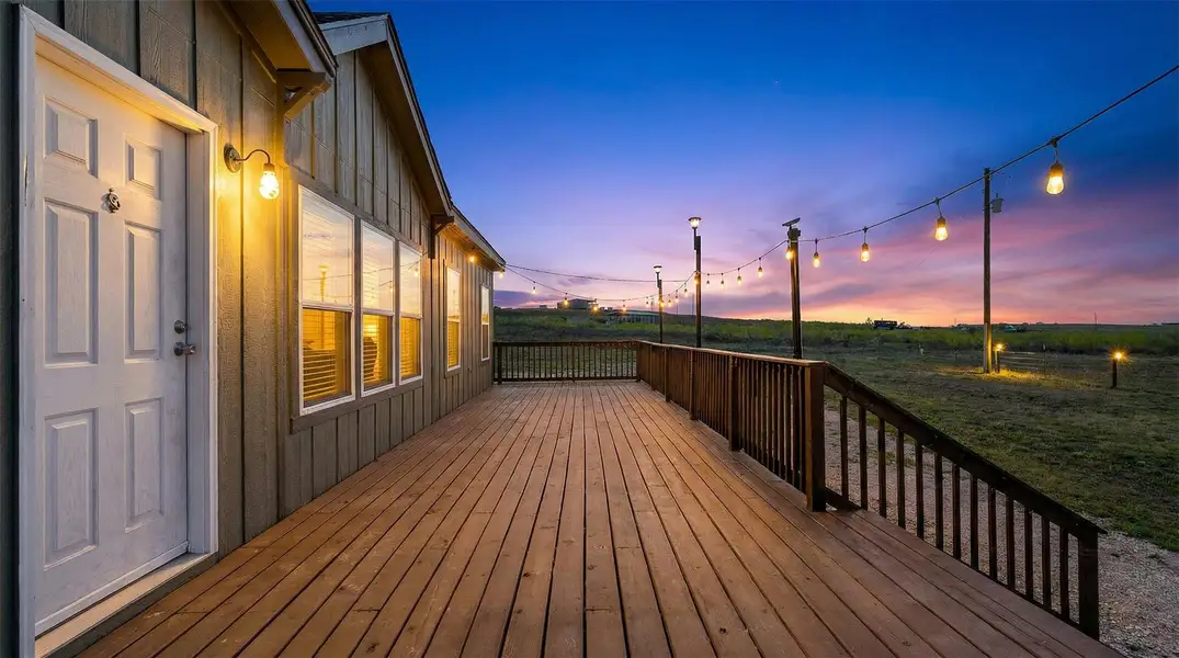 View of wooden deck View of wooden deck