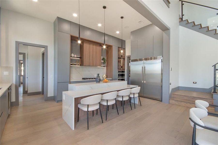 Furnished interior view inside a new home in , Heath (Image 10).