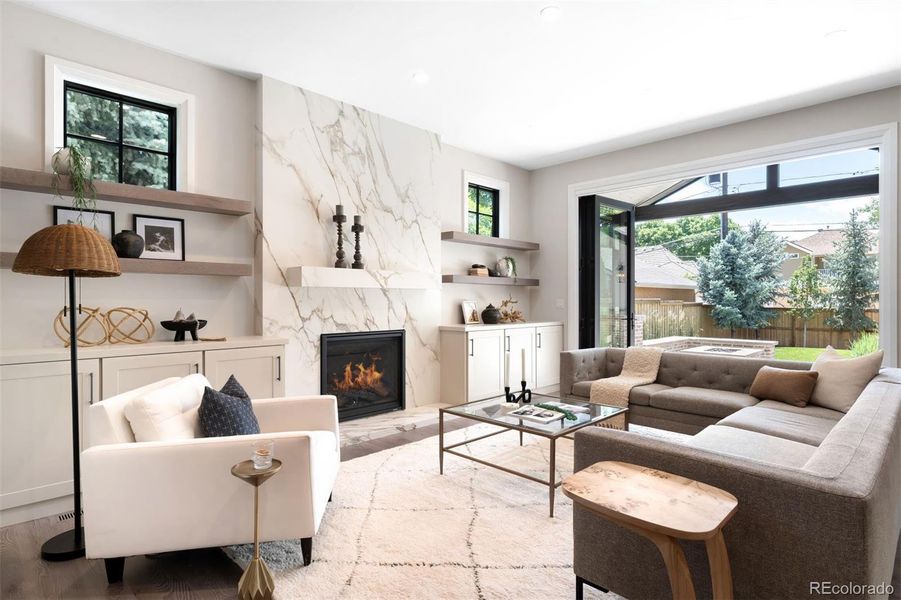 Furnished interior view inside a new home in , Denver (Image 8). Furnished interior view inside a new home in , Denver (Image 8).