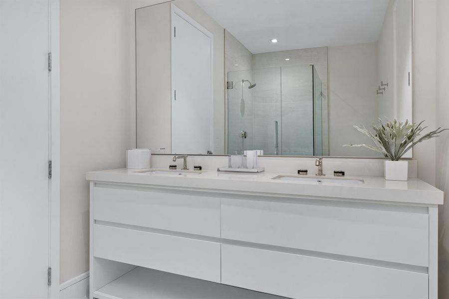 Furnished interior view inside a new home in , Boca Raton (Image 22).