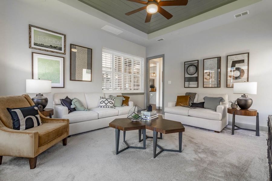 Representative furnished interior of a home built from the Chesapeake by Landon Homes in Lexington Frisco, Frisco (Image 17). Representative furnished interior of a home built from the Chesapeake by Landon Homes in Lexington Frisco, Frisco (Image 17).