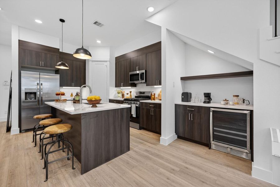 Furnished interior view inside a new home in , Houston (Image 29).