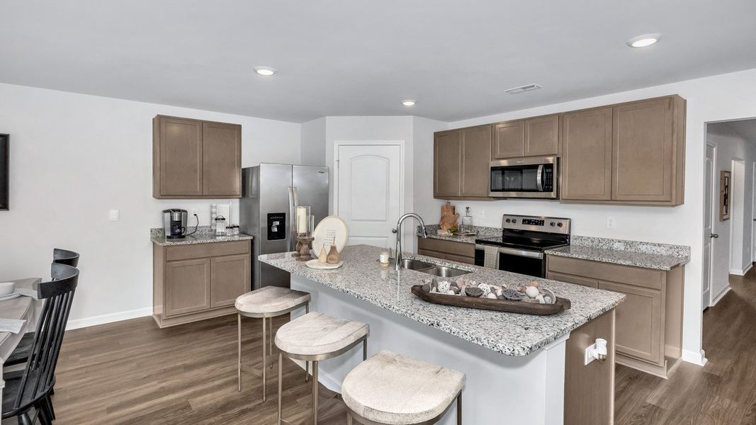 Representative furnished interior of a home built from the Kerry by D.R. Horton in Bailey Park, Fayetteville (Image 11).