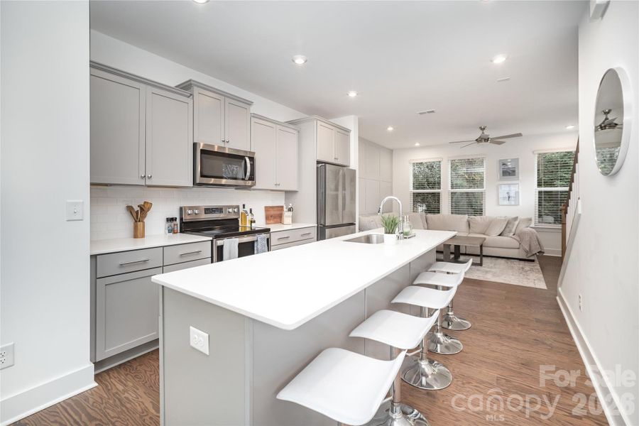 Furnished interior view inside a new home in , Charlotte (Image 14).