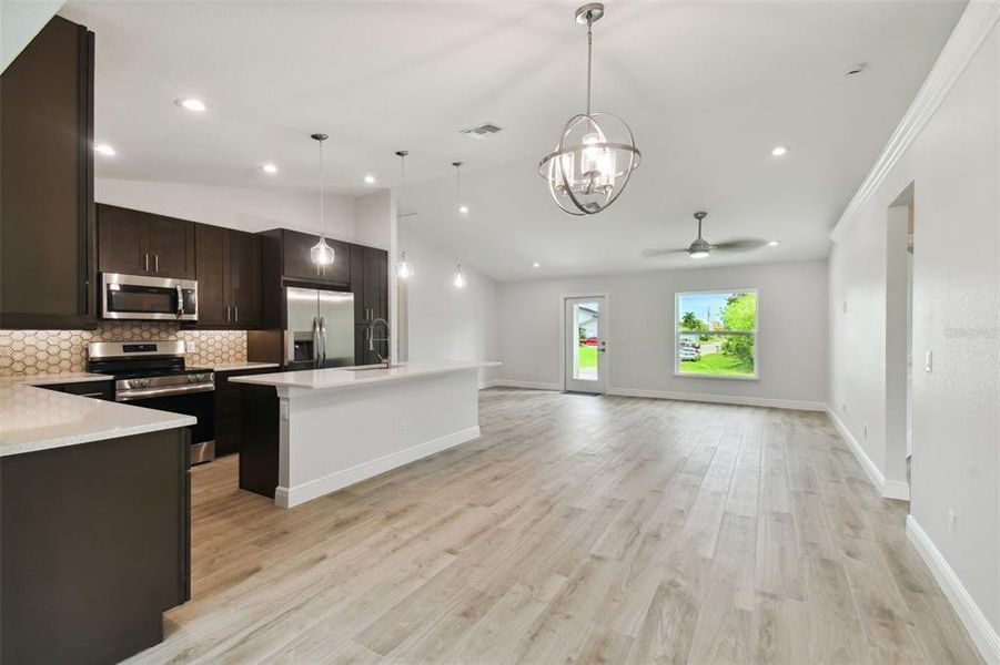 Furnished interior view inside a new home in , Port Charlotte (Image 15). Furnished interior view inside a new home in , Port Charlotte (Image 15).