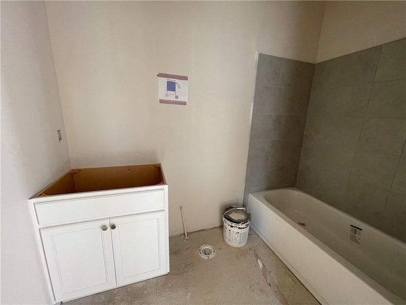 In-progress construction of a new home in , Buford, GA (Image 5).