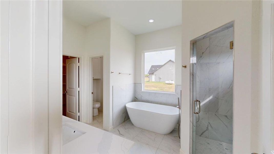 Furnished interior view inside a new home in , Point (Image 5).