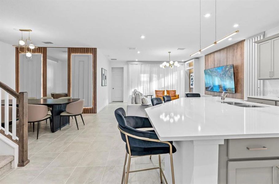 Furnished interior view inside a new home in Solara Resort, Kissimmee (Image 27). Furnished interior view inside a new home in Solara Resort, Kissimmee (Image 27).