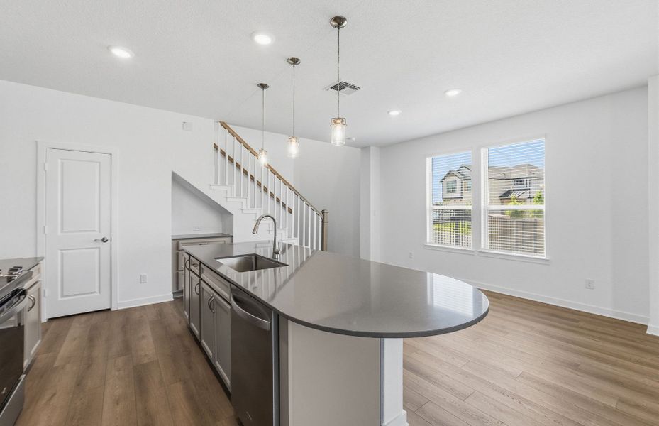 Furnished interior view inside a new home in Santa Rita Ranch, Liberty Hill (Image 5).