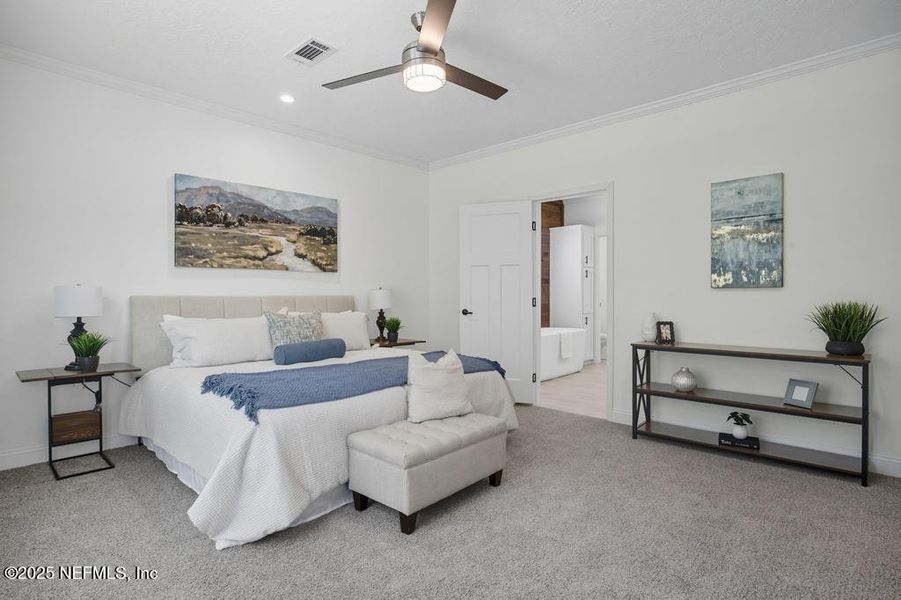 Furnished interior view inside a new home in , Macclenny (Image 4).