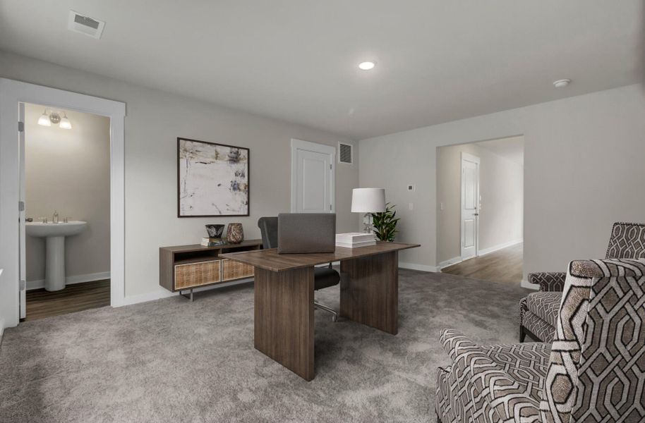 Furnished interior view inside a new home in , Summerville (Image 29).