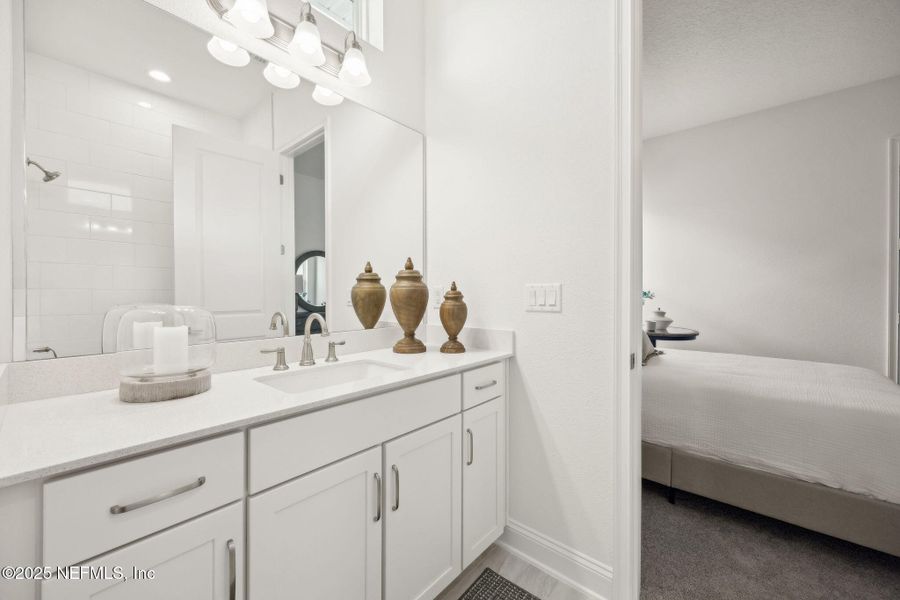 Furnished interior view inside a new home in Amelia National, Fernandina Beach (Image 29). Furnished interior view inside a new home in Amelia National, Fernandina Beach (Image 29).