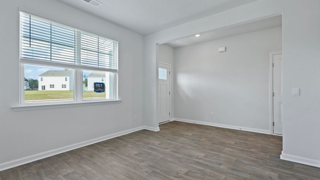 Representative unfurnished interior of a home built from the GALEN by D.R. Horton in Lakeview at Kitfield, Moncks Corner (Image 15).