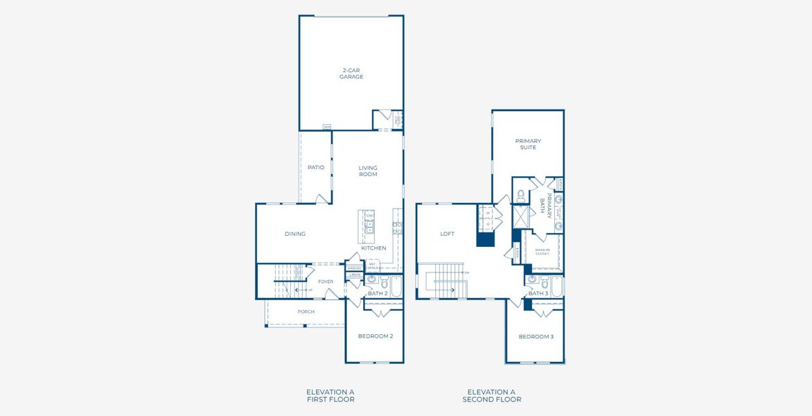 2D floor plan layout for the 3553 by Risewell Homes in Parkton Square, Kyle, TX (Image 3). 2D floor plan layout for the 3553 by Risewell Homes in Parkton Square, Kyle, TX (Image 3).
