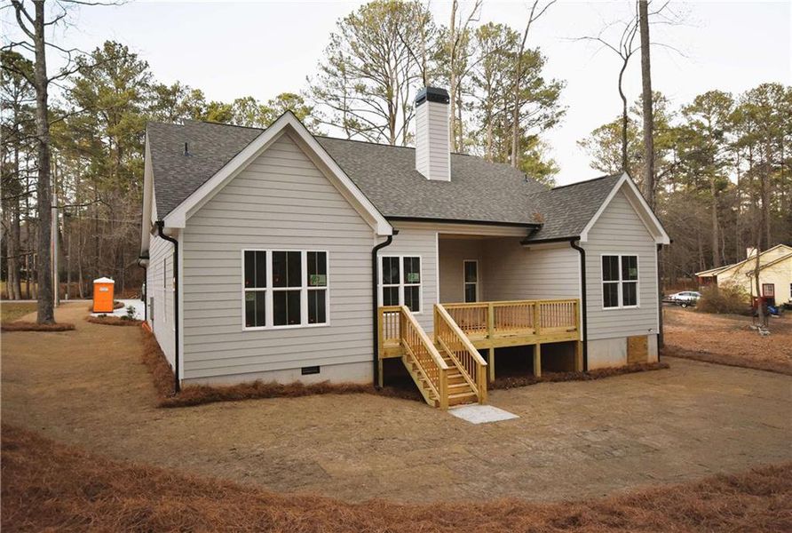 Exterior details and patio area of a home in , Villa Rica (Image 3).