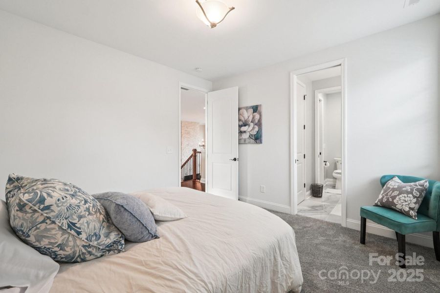 Furnished interior view inside a new home in , Clover (Image 33).