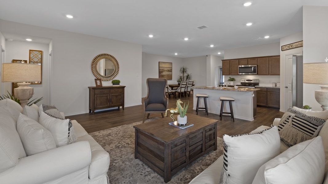Furnished interior view inside a new home in The Reserve at Timber Creek, Lindale (Image 24).