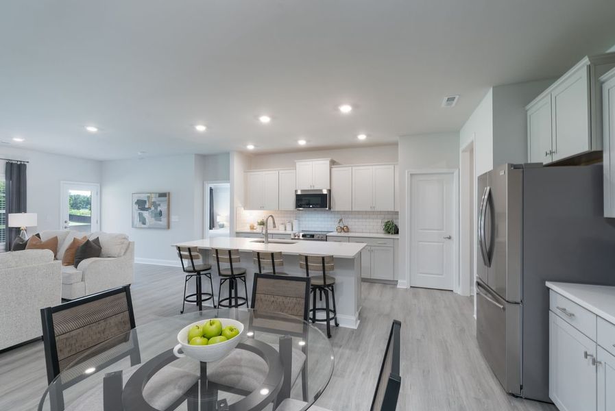 Representative furnished interior of a home built from the Plan 3210 by Adams Homes in McNeely Farms, Mount Ulla (Image 14).
