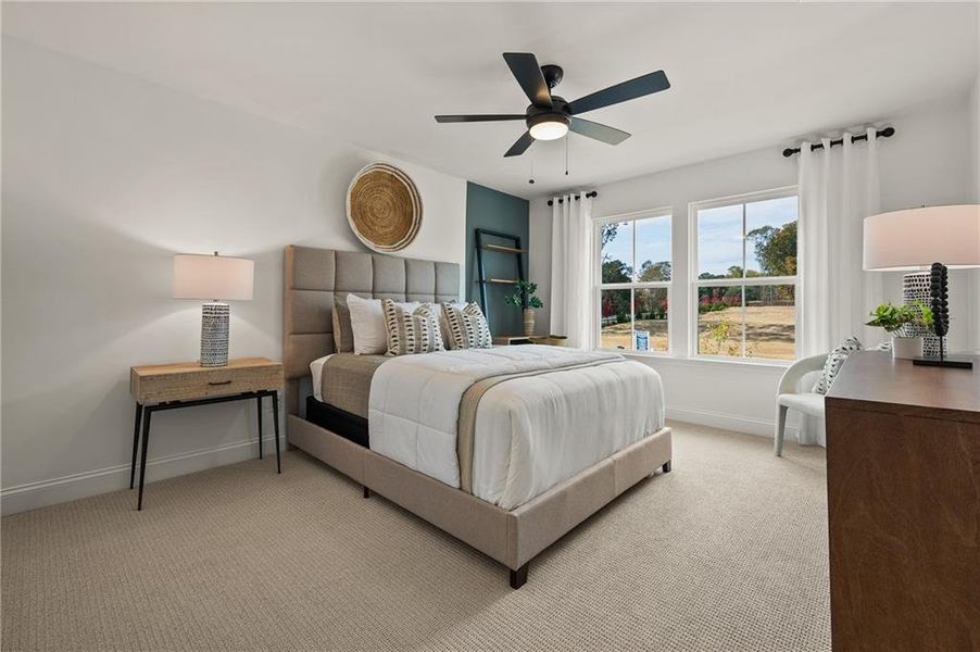 Furnished interior view inside a new home in Berkeley Mill, Cumming (Image 13).