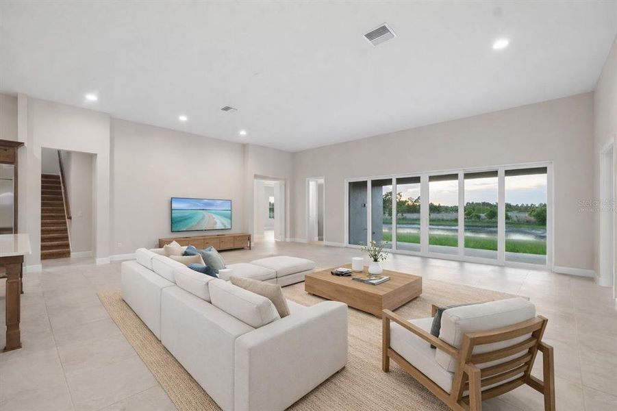 Furnished interior view inside a new home in , Zephyrhills (Image 7).