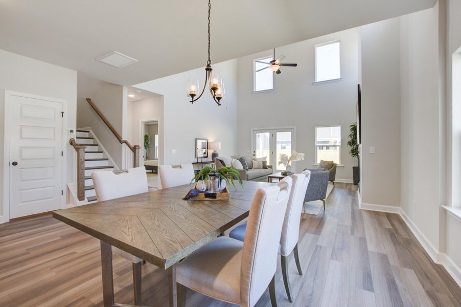 Furnished interior view inside a new home in , Summerville (Image 11).