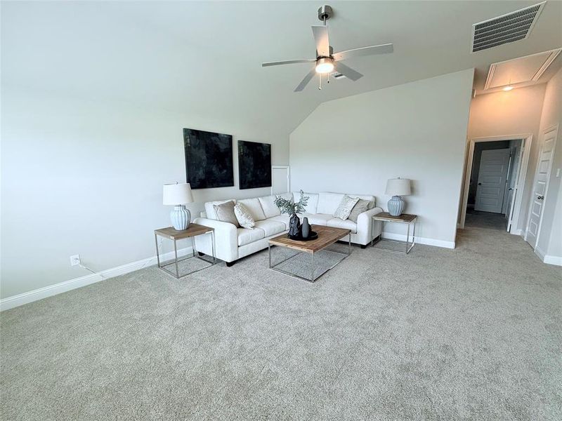 Furnished interior view inside a new home in , Godley (Image 28).